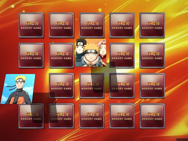 FreeGamia Naruto Memory Game